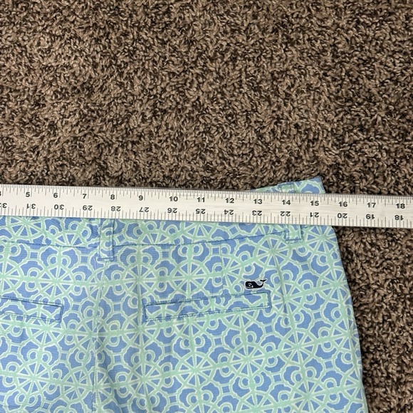 Women's Vinyard Vines Geometric Blue/Green‎ Shorts Size 0 NWOT - Picture 5 of 6